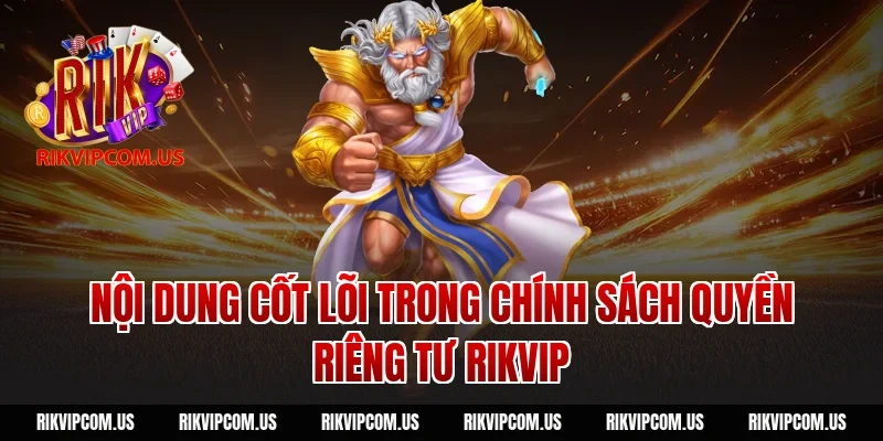 Nội dung cốt lõi trong chính sách quyền riêng tư Rikvip